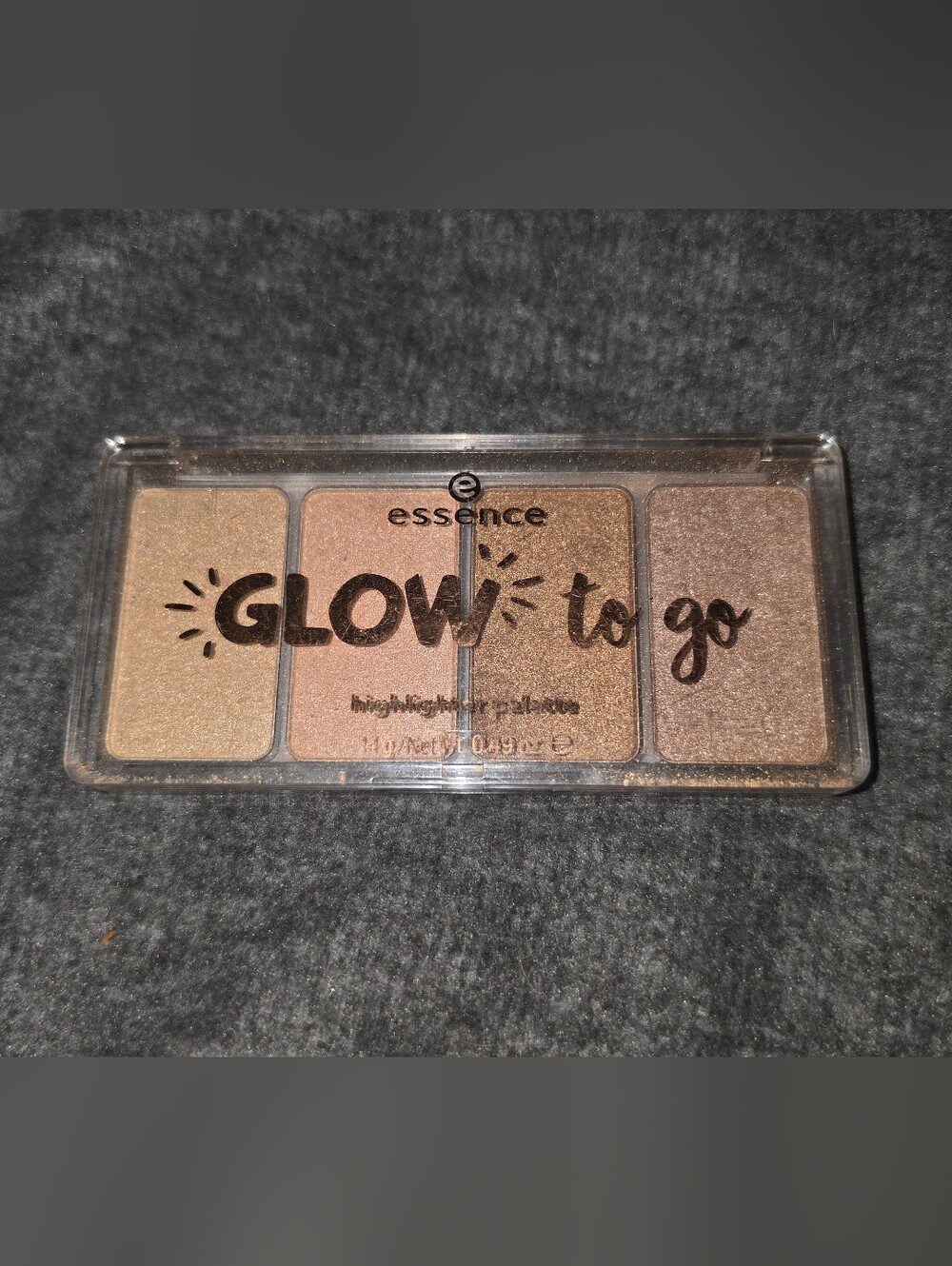 Essence Glow To Go Highlight Palette - 10 Sunkissed Glow 0.49oz Discontinued